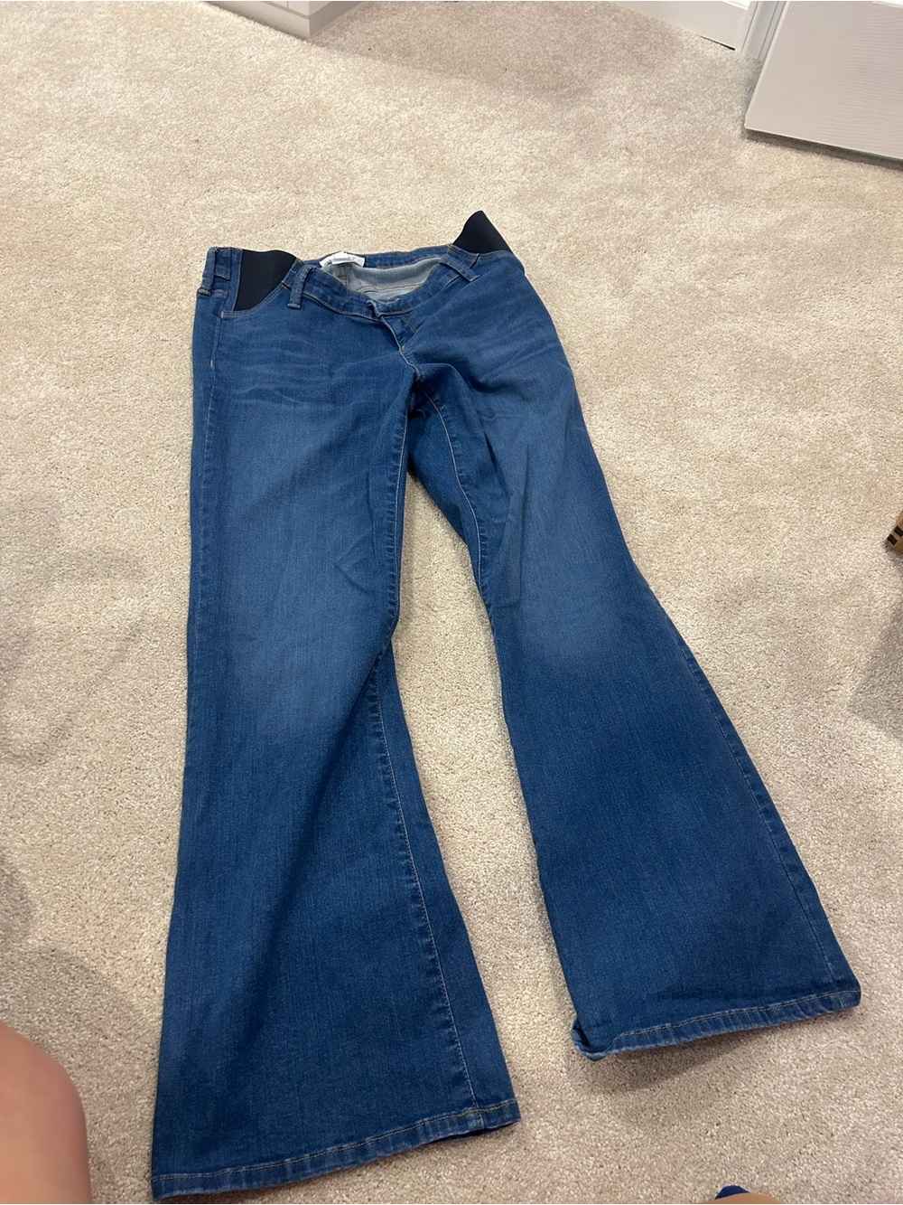 Isabel by Ingrid & Isabel Flare Leg under bump (low rise) Maternity Jeans -10